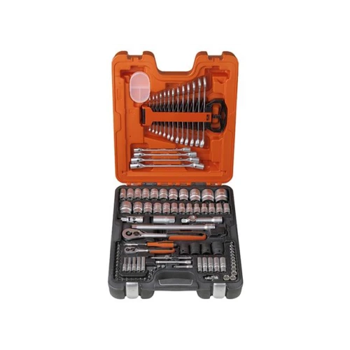 Bahco S106 Socket & Spanner Set 106 Piece 1/4 & 1/2in Drive
