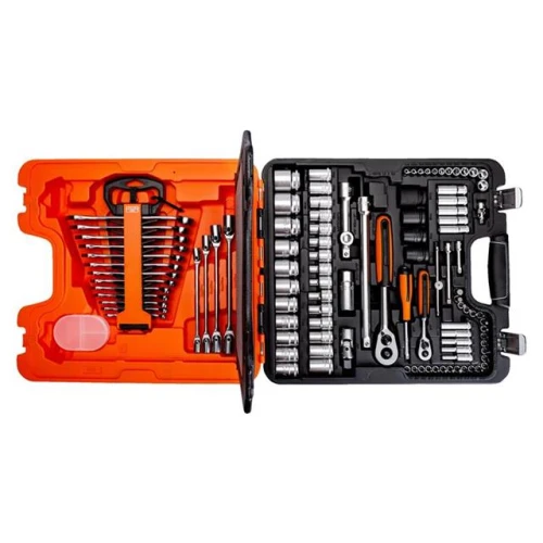 Bahco S108 Socket & Combination Spanner Set of 108 Metric 1/4in & 1/2in Drive