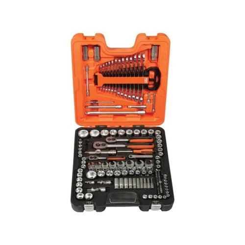 Bahco S138 Socket Set of 138 Metric 1/4in, 3/8in, & 1/2in