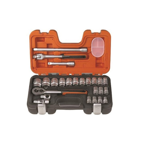 Bahco S240 Socket Set 24 Piece 1/2in Drive