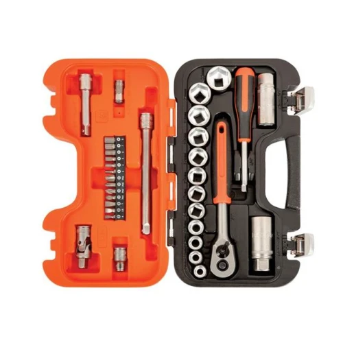 Bahco S330 Socket Set 34 Piece 1/4in & 3/8in Drive