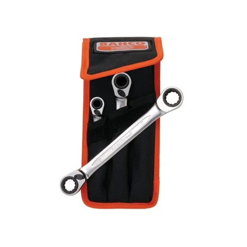 Bahco Reversible Ratchet Spanners Set 3 Piece