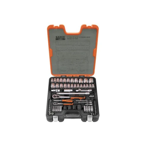 Bahco S800 Socket Set 77 Piece 1/4 & 1/2in Drive