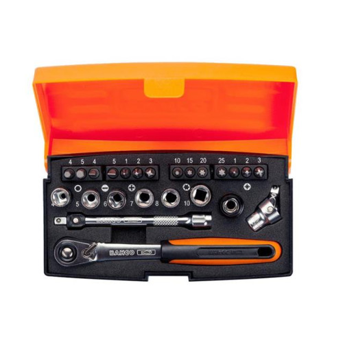 Bahco SL24 Socket Set 24 Piece 1/4in Drive