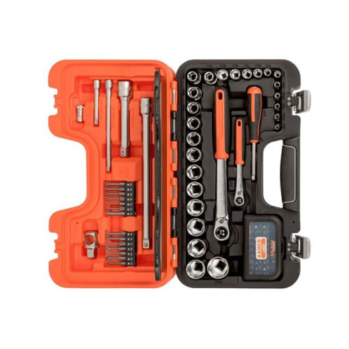 Bahco SL79 Slim Socket Set of 79 Metric 1/4in & 1/2in Drive
