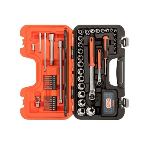 Bahco SL79 Slim Socket Set of 79 Metric 1/4in & 1/2in Drive