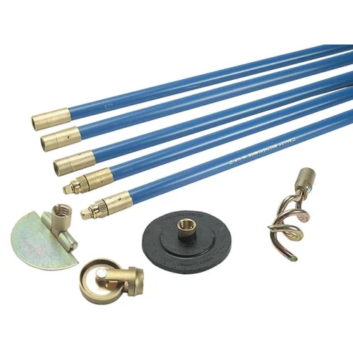 Bailey 1324 Lockfast 3/4in Drain Rod Set 4 Tools
