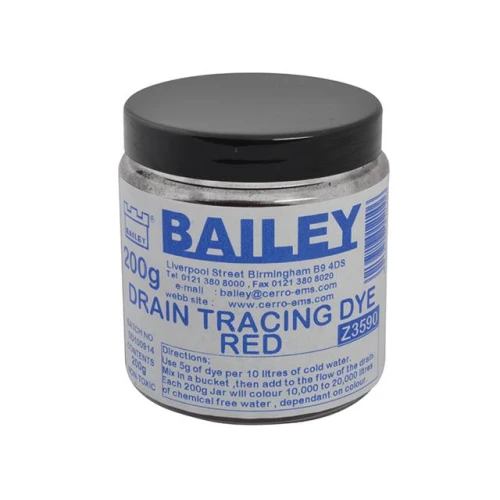 Bailey 3590 Drain Tracing Dye - Red