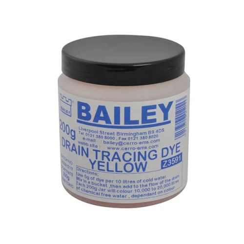 Bailey 3591 Drain Tracing Dye - Yellow