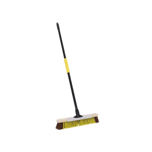 Bulldozer Dual Fill Bass/PET Broom with Metal Scraper 457mm (18in)