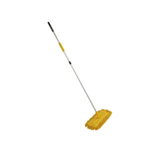 Bulldozer Heavy-Duty Floor Sweeper Ergo Handle