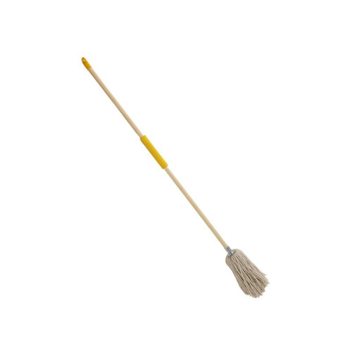 Bulldozer Cotton Mop And Soft Grip Wooden Handle