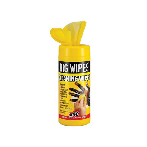 Big Wipes Black Top Multi-Purpose Wipes Tub of 40