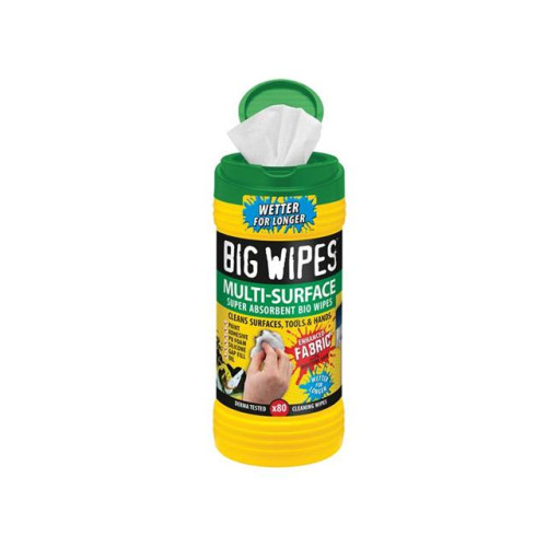 Big Wipes Green Top 4x4 Multi Surface Cleaner Tub of 80