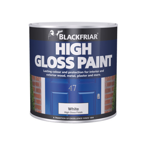 Blackfriar High Gloss Paint Black 1 Litre