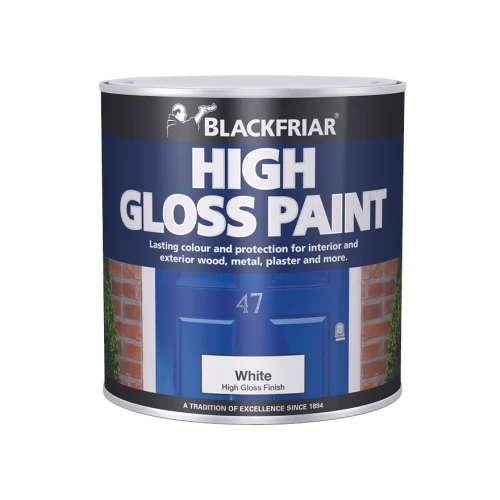 Blackfriar High Gloss Paint Black 500ml