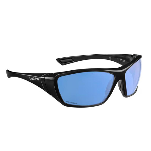 Bolle HUSTLER Safety Glasses - Cobalt Flash Polarized