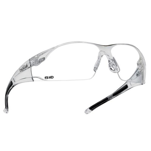 Bolle Rush Safety Glasses - Clear HD Lens