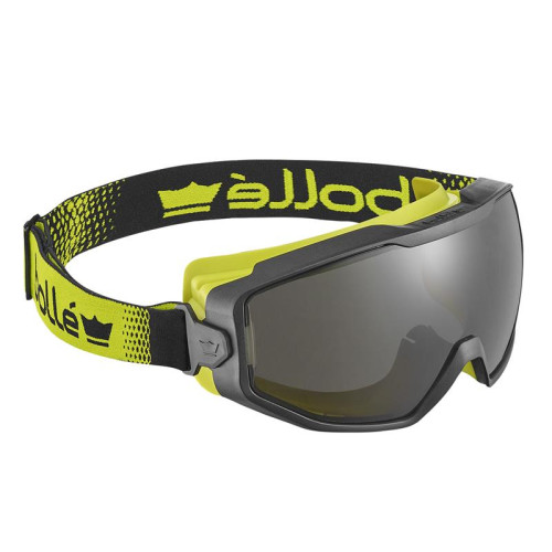 Bolle Spectrum Platinum Smoke Vented Safety Googles, Black/Yellow