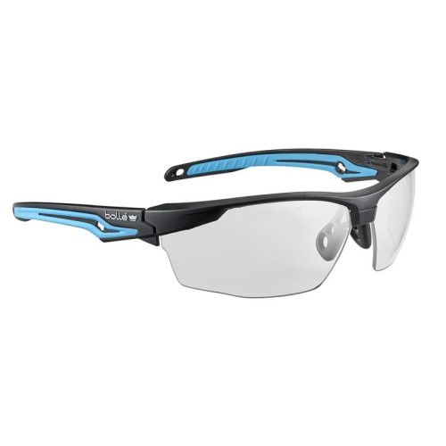Bolle TRYON Safety Glasses - Platinum Cobalt Flash