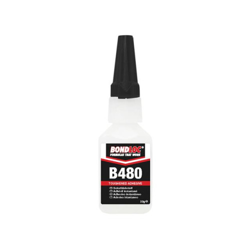 Bondloc B480 Black Rubber Toughened Cyanoacrylate 20g