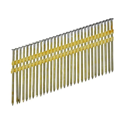 Bostitch 3.1 x 90mm 21&Acirc;&deg; Stick Nails Ring Shank Nail 21&Acirc;&deg; Galvanised (2000)