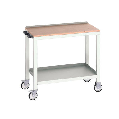 Bott Verso Mobile Welded Bench, Multiplex Wood Top 1000 x 600mm