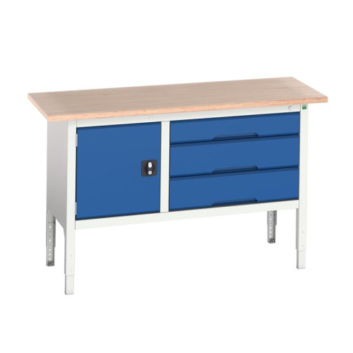 Bott Verso Adjustable Height Storage Bench 1500 x 600mm