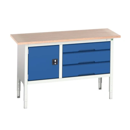 Bott Verso Adjustable Height Storage Bench 1500 x 600mm