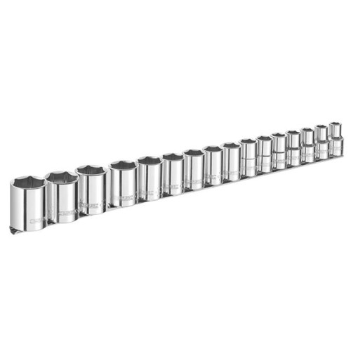 Britool Socket Set of 16 Metric 1/2in Drive