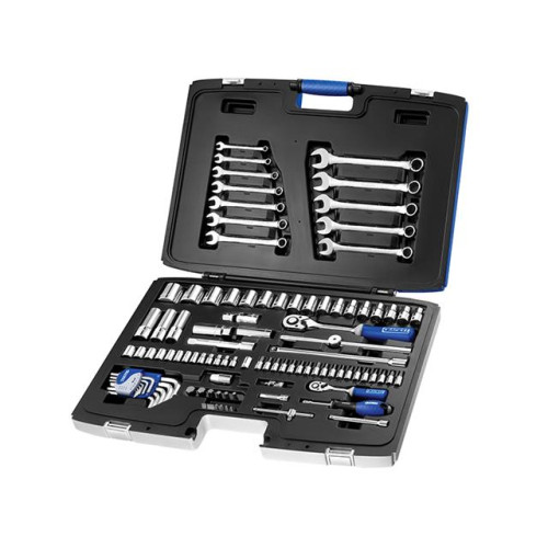 Britool Socket & Spanner Set of 101 Metric 1/4 & 1/2in Drive