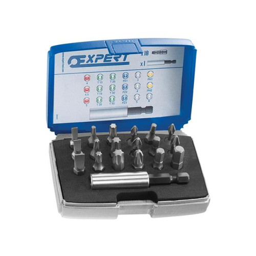 Britool 1/4in Bit Set 19 Piece + Bit Holder
