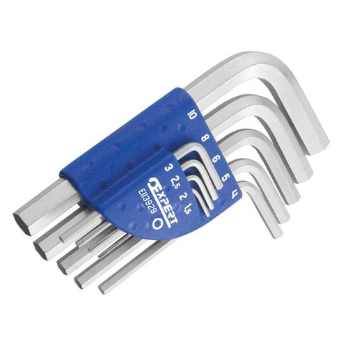 Britool Hexagon Key Short Arm Set of 9 Metric (1.5 - 10mm)