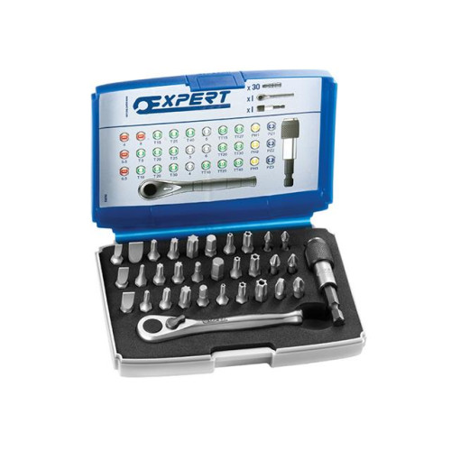 Britool 1/4in Bit Set 32 Piece + Accessories