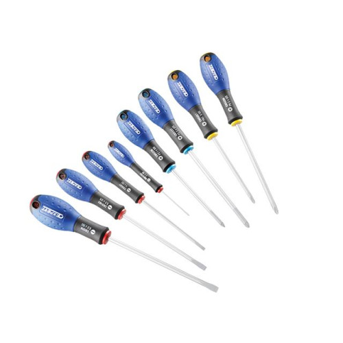 Britool Screwdriver Set 8 Piece Slotted / Phillips / Pozidriv