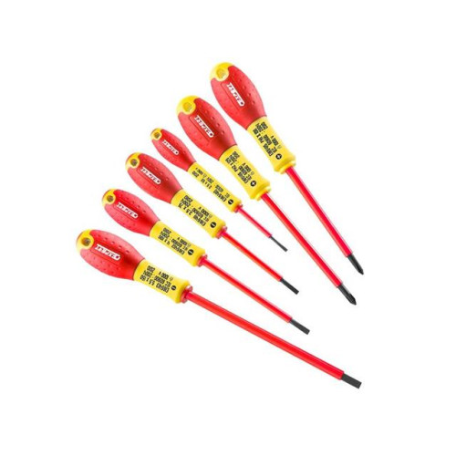 Britool Screwdriver Set 6 Piece Insulated Slotted/Phillips