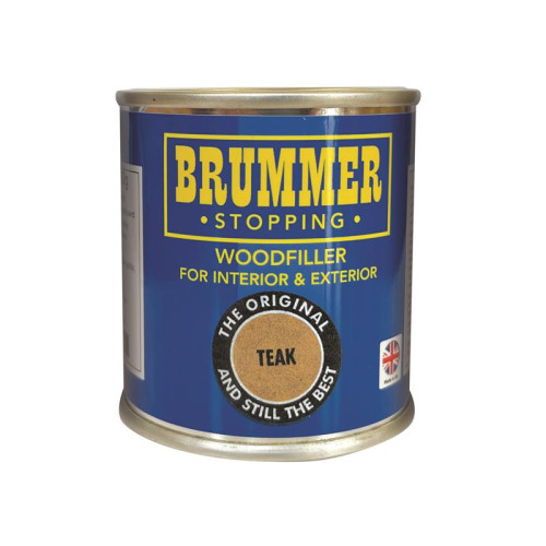Brummer Wood Filler Teak 700g