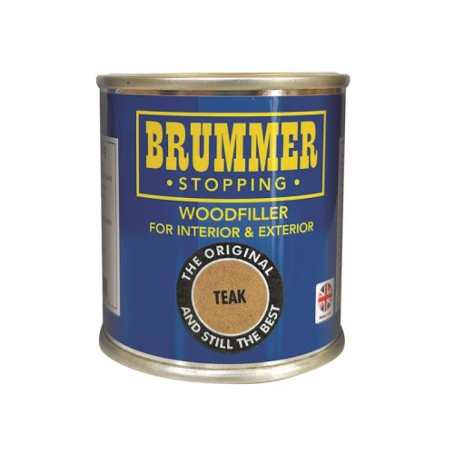 Brummer Wood Filler Teak 700g