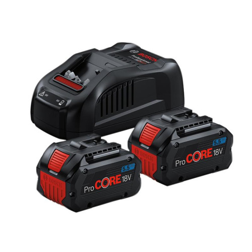 Bosch ProCORE18V 5.5Ah Batteries & Charger Starter Kit 18V