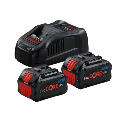 Bosch ProCORE18V 5.5Ah Batteries & Charger Starter Kit 18V