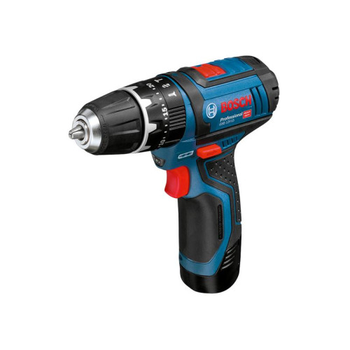Bosch GSB 12V-15 Professional Combi Drill 12V 2 x 2.0Ah Li-ion