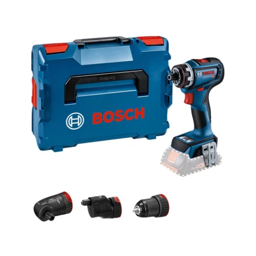 Bosch GSR 18V-90 FC Pro FlexiClick Drill Driver + 3 Attachments in Case 18V Bare Unit
