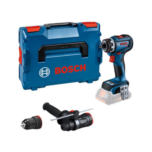 Bosch GSR 18V-90 FC Pro FlexiClick Drill Driver + 2 Attachments in Case 18V Bare Unit