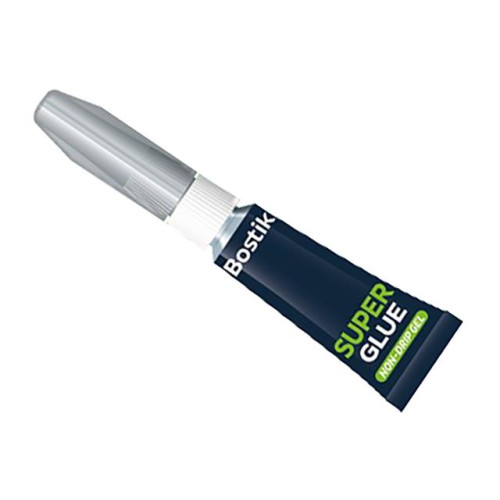 Bostik Super Glue Non-Drip Gel Tube 3g