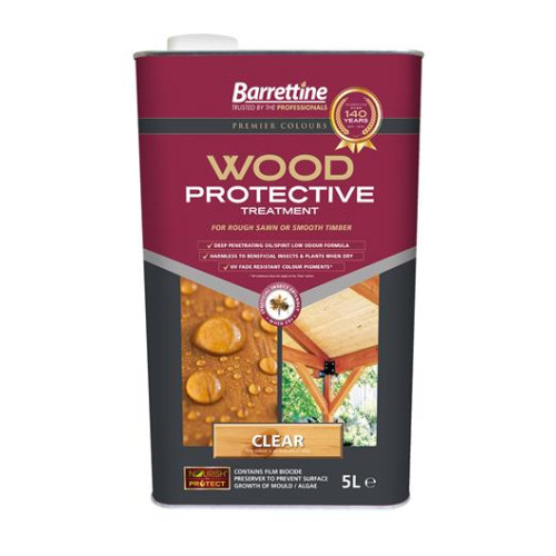 Barretine Wood Protective Clear 5 litres