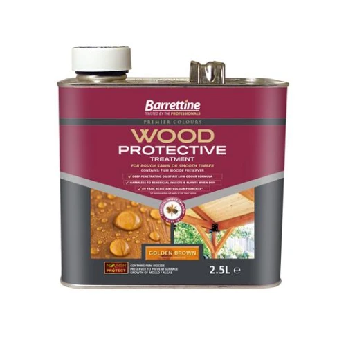 Barretine Wood Protective Golden Brown 2.5 Litres