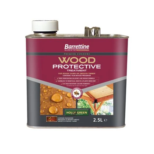 Barretine Wood Protective Holly Green 2.5 Litres