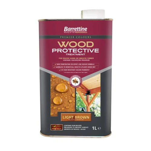 Barretine Wood Protective Light Brown 1 Litre