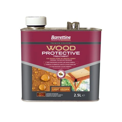 Barretine Wood Protective Light Brown 2.5 Litres