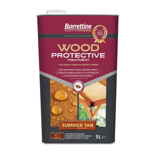 Barretine Wood Protective Summer Tan 5 Litres